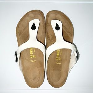 Birkenstock Gizeh Sandals in White